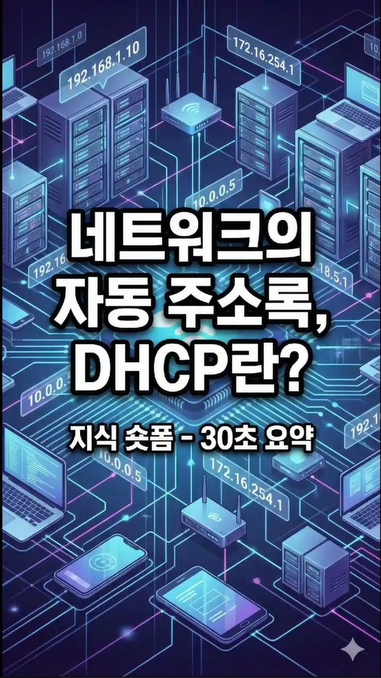 보호된 글: 지식숏폼 5. DHCP 란?